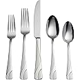 Oneida River 20 Piece Everyday Flatware, Service for 4 18/0 Stainless Steel, Silverware Set