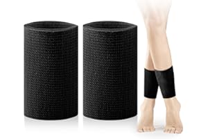 NQEUEPN 2pcs Ankle Sleeves, Padded Skate Socks Ankle Gel Pads Ankle Protector for Boots Moisturizing Skate Ankle Guards Ankle Cushion for Skating Riding Skates Splints Braces (Black)