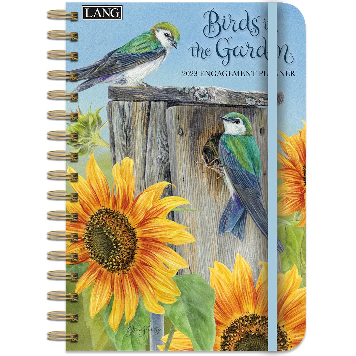 LANG BIRDS IN THE GARDEN 2023 SPIRAL ENGAGEMENT PLANNER (23991011105)