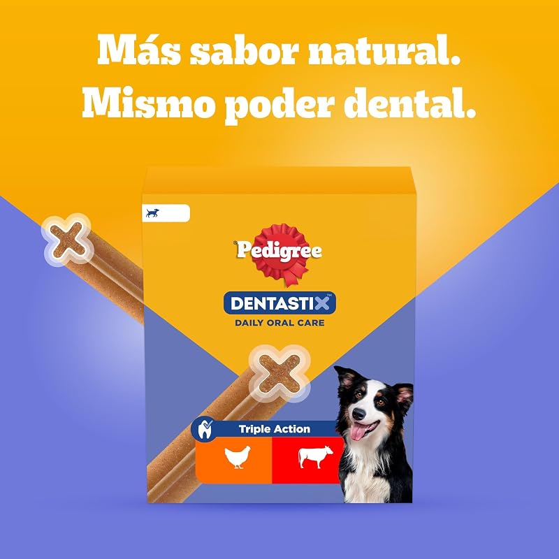 Dentastix Snack Dental para la Higiene Oral de Perros Medianos (1 Pack de 56ud)