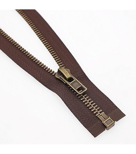 Amazon.com: YKK Open End Zip - Antique Metal Tooth/Finish