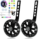DDJKCZ Training Wheels,Compatible for Bikes of 12 14 16 18 20 Inch | thicken,Newly upgraded,safe and durable,with a sturdy appearance,Flash Mute Wheel,Suitable for 12/14/16/18/20 inch bicks