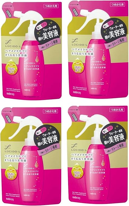 Amazon まとめ買い ルシードエル ヘアメイクサプリ うるおう美容液 つめかえ用 230ml 4個 マンダム ドラッグストア