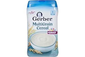 Gerber Baby Cereal, 2nd Foods, Sitter, Grain & Grow, Multigrain, 16 Ounce
