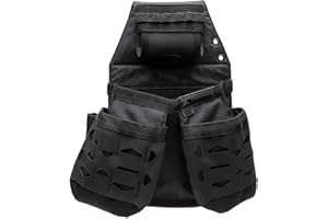 The Diamondback SxS X Pouch - Customizable, Durable & Abrasion-Resistant Electrician Tool Pouch - Large Capacity with 3 Tool 