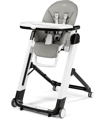 Peg Perego Siesta high Chair Replacement Upholstery with seat Belt, Mela (Green) Baby