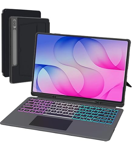 Amazon.com: Samsung - Galaxy Tab S9 Ultra Book Cover Keyboard Slim