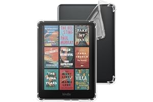 WALNEW Clear Case for 7-inch Kindle Paperwhite 12th Gen 2024 and 7-inch Kindle Colorsoft Signature Edition, Ultra Slim Soft Transparent Back Cover