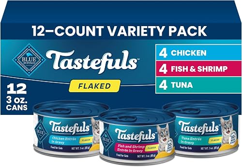 Blue Buffalo Tastefuls comida húmeda para gatos en hojuelas, paquete — Comida para gatos