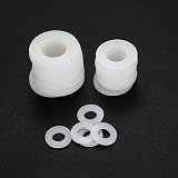 ZWFSDM 650 Pcs Nylon Washers Assorted M2/M2.5/M3/M4/M5/M6/M8/M10 White view 3