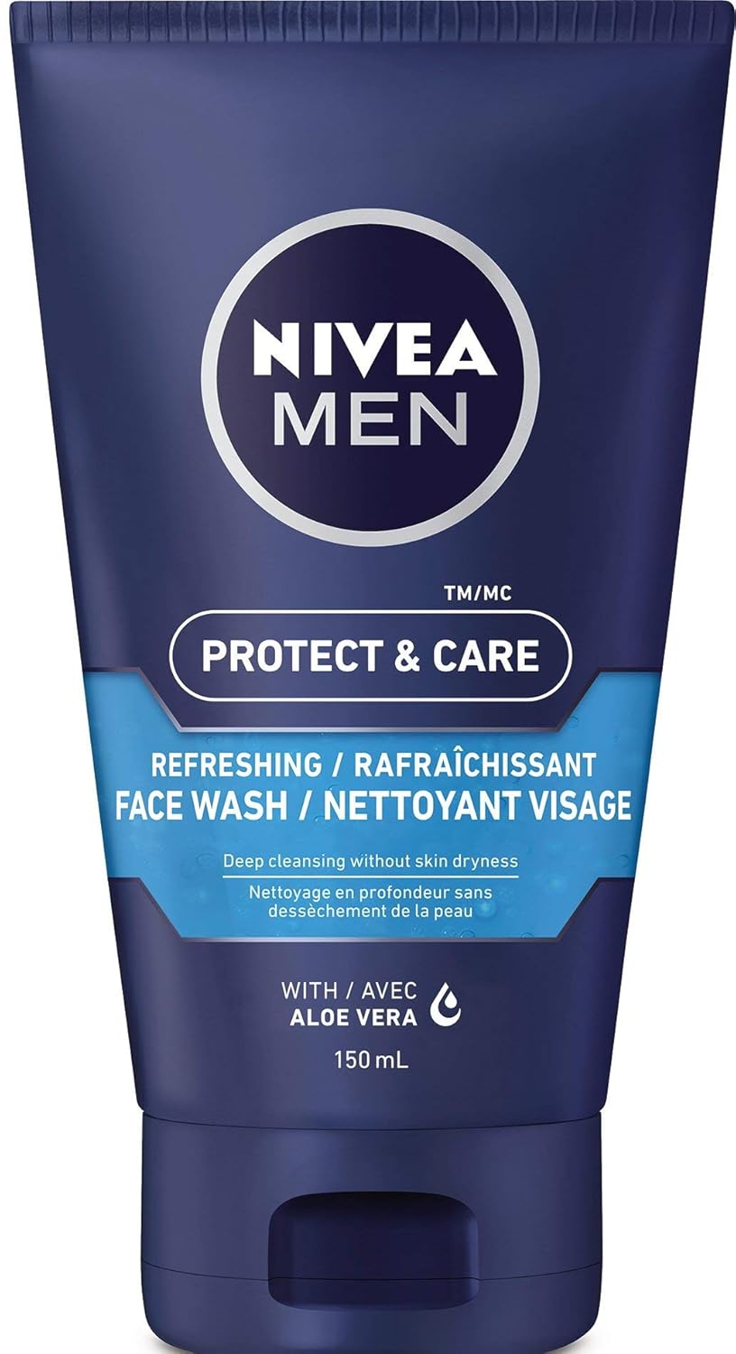 NIVEA Men Maximum Hydration Moisturizing Face Wash - Helps Prevent Dry Tight Skin - 5 fl. oz. Tube: Beauty