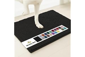 Muddy Mat® AS-SEEN-ON-TV Highly Absorbent Microfiber Door Mat and Pet Rug, Non Slip Thick Washable Area and Bath Mat Soft Che