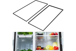 Innconee 2 Pcs Refrigerator Door Gasket 25-3/4" x 54-1/8" Freezer Door Seal Cooler Door Gasket Compatible with True 810803 GDM-49/T-49, Black