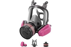 Panbear Active Carbon Gases Chemical Respirator - for Vapor,Paint,Dust,Formaldehyde,Sanding,Polishing,Spraying,Machine Polish