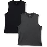 Amazon Essentials Men's Active Quick Dry Moisture-Wicking Tech Stretch Lightweight Sleeveless Muscle Shirt