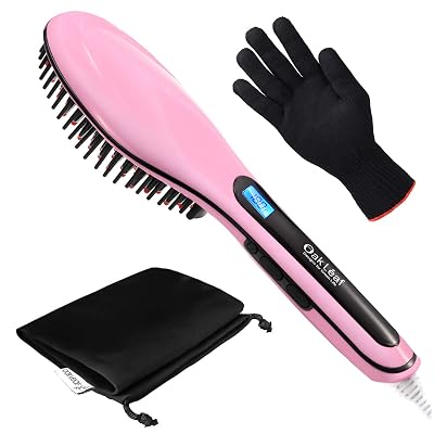 Oak Leaf Hair Straightening Brush, Pink, Temp Range Nigeria  display picture 1