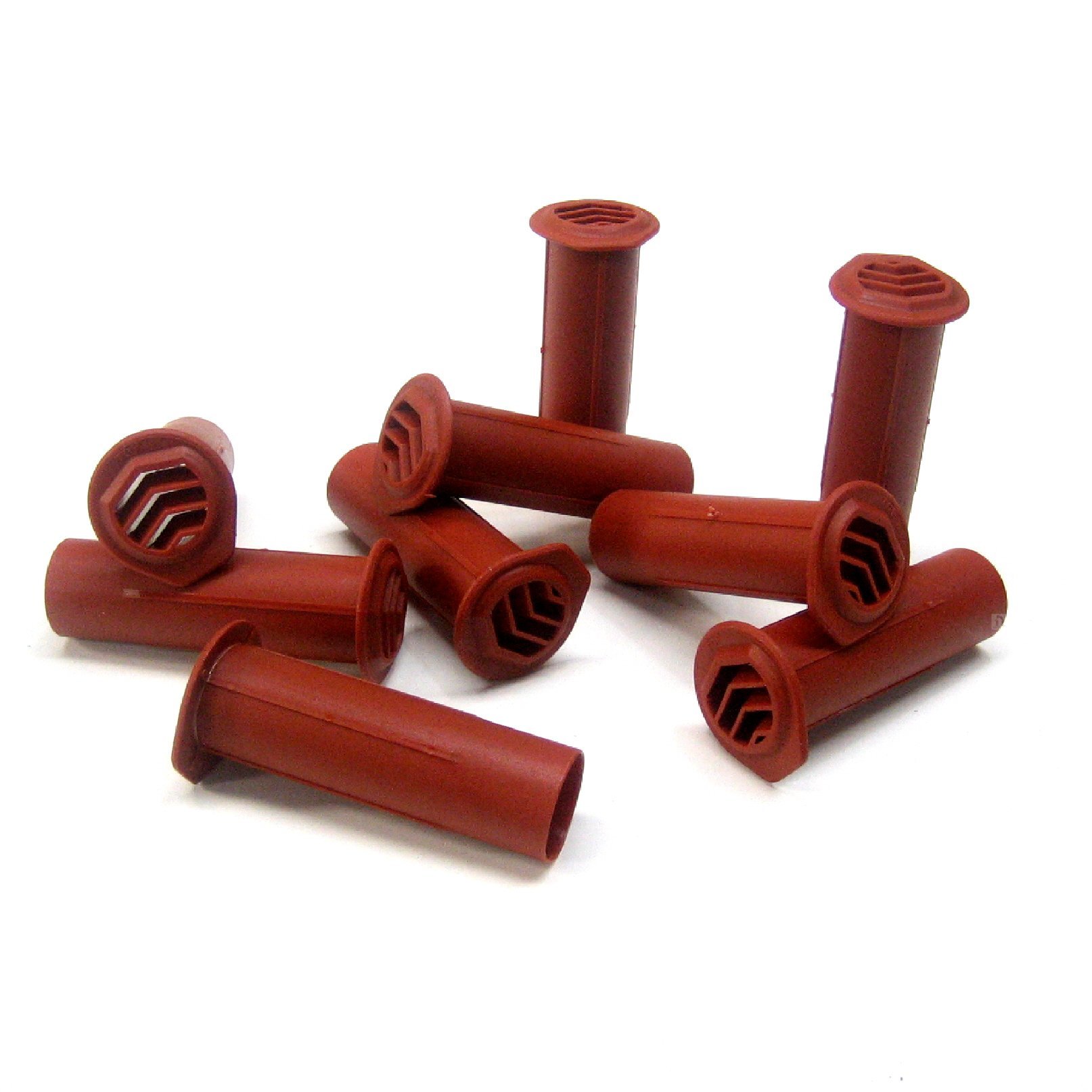 10 x Terracotta Drill Weep Vents Round Vent Cavity, Retaining, Rendered Walls