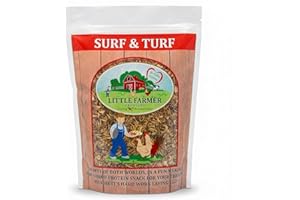 Surf & Turf - Dried River Shrimp & Mealworm Chicken Treat Premium Poultry Mix | 3 lb