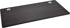 VWINDESK Wooden Material 80 inch MDF Desktop or Tabletop Only, Matching with Electric Adjustable Standing Desk Frame,with 80mm gromment Holes,Graphite Color(80" x 30" x 1")