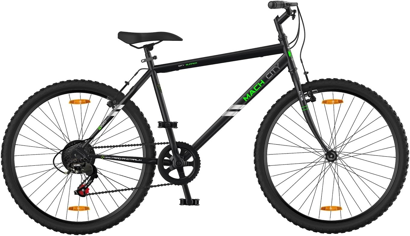 Mach City Ibike 2016 7 Speed Road Bike, Adult Large (Matt Black)