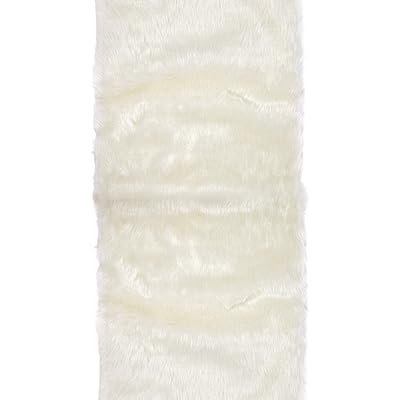 Christmas Snowy White Faux Fur Table Runner 72 x Nigeria Ubuy