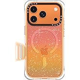 ORNARTO Air Case for iPhone 17 Pro Max Clear | Military-Grade Drop Protection | Camera Control Button | Compatible with MagSafe | Built-in Air Phone Cover - Sunset Orange