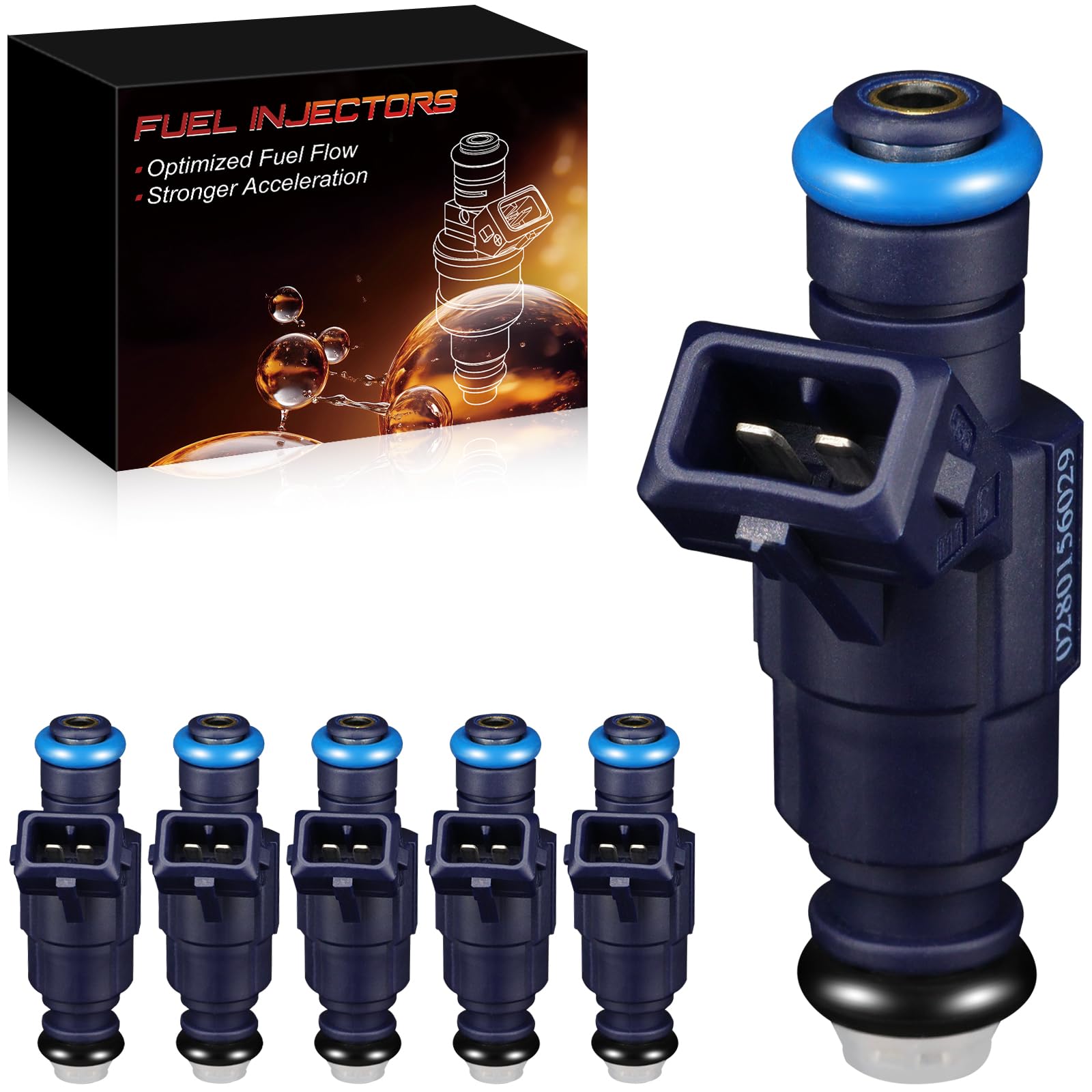 Photo 1 of YZHIDIANF 0280156029 For:-Ford 4.0L Fuel Injectors Fit Ranger 2001-2003 Explorer Explorer Sport Trac 2002-2003, For:-Mercury Mountaineer 2002, For:-Mazda B4000 2002-2004, FJ438 (6 Pcs)