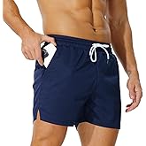 AIMPACT Mens Mesh Athletic Shorts Gym Athletic Workout Shorts for Men 5 Inch Running Shorts with Pocket