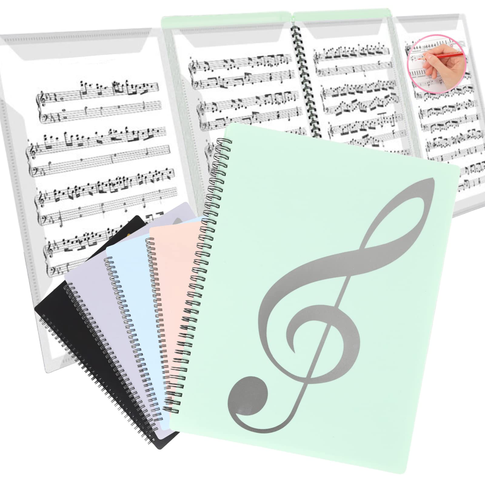 Solf 楽譜ファイル ミントグリーンの商品画像