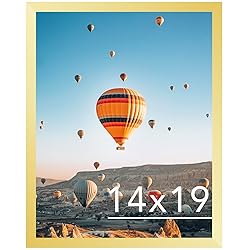 JCJMY 14x19 Picture Frame Gold for Poster Photo