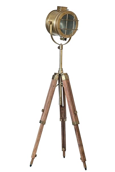LightenUP Contemporary Antique Tripod Lamp