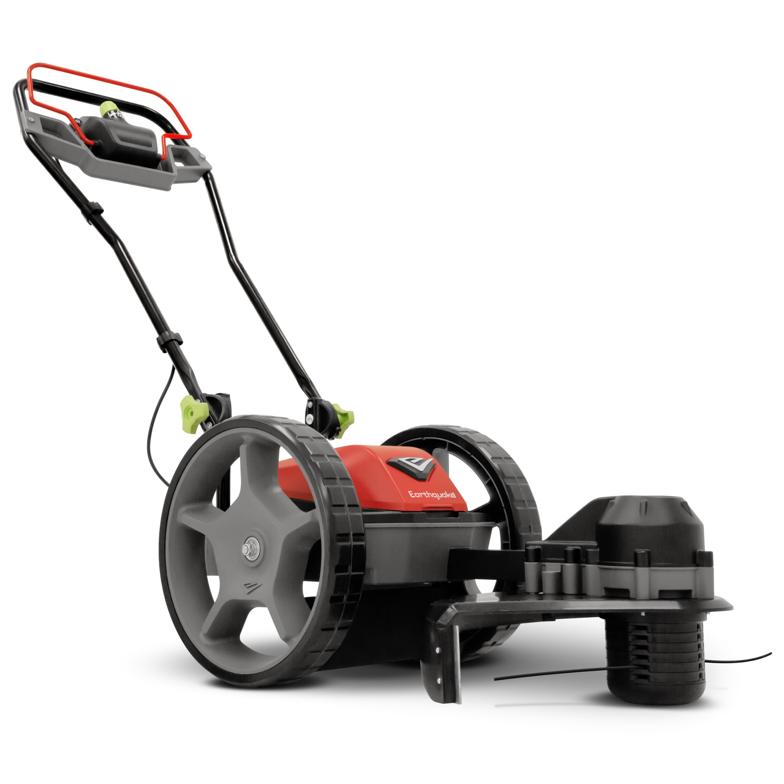 Photo 1 of ***SEE NOTES****Earthquake 60V Walk Behind String Mower, Includes Two 4Ah Batteries, 22” Cutting Diameter, Three Cutting Speed Dial, 14” Never-Go-Flat Wheels, Easy Assembly, Adjustable Handlebar, Model #44965
