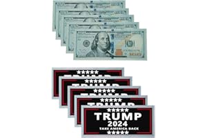 Limecute 100 Pack Trump 2024 100 Dollar Bills,Trump 100 Dollar Bills Prank Money Bills 2024 Joke Prank Funny Money Bills, Small