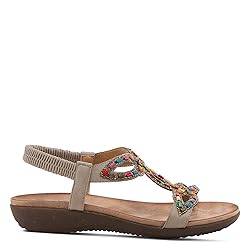 PATRIZIA Women's Volcanic Slingback Sandal Grey EU