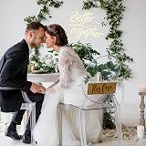 Looklight Better Together Neon Sign Warm White USB 42x33cm Wall Decor view 4