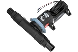 Whale Gulper Toilet Pump for Holding Tank - Electric Discharge/Pump-Out - 4.6 GPM Flow Rate - 12V/24V