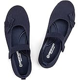 Frank Mully Girls Dress Shoes Mary Janes Girl Flats Slip on Ballet Flat Party School Shoes with Bow Toddler/Little Kid/Big Kid
