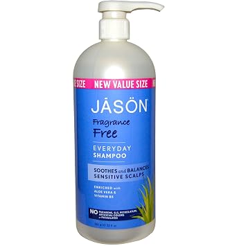 Amazon Com Jason Natural Everyday Shampoo Fragrance Free 32 Fl Oz 946 Ml Beauty