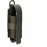 Dotacty Tactical Flashlight Holster MOLLE Torch Holder MK4 OC/Mace Pepper Spray Canister Carrier EDC Flash Light Pouch Multitool Case with Strap&Snap Clip for Duty/Combat Belt Backpack Vest Chest Rig