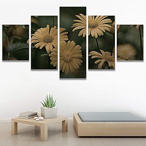 SIGNWIN 5 Panel Canvas Wall Art Modern Art...