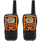 Midland T51VP3 X-Talker FRS Walkie Talkie, Orange, 2 Pack | License Free, Up to 28 Mile Radius, 22 Channels, 38 Privacy Codes