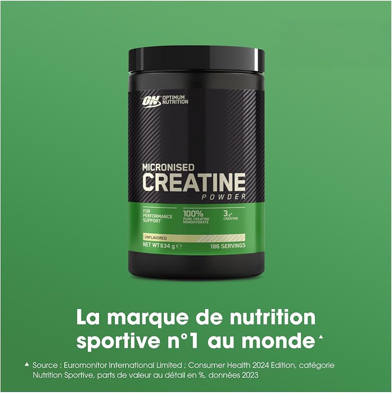 Micronised Creatine Monohydrate en Poudre, 634g