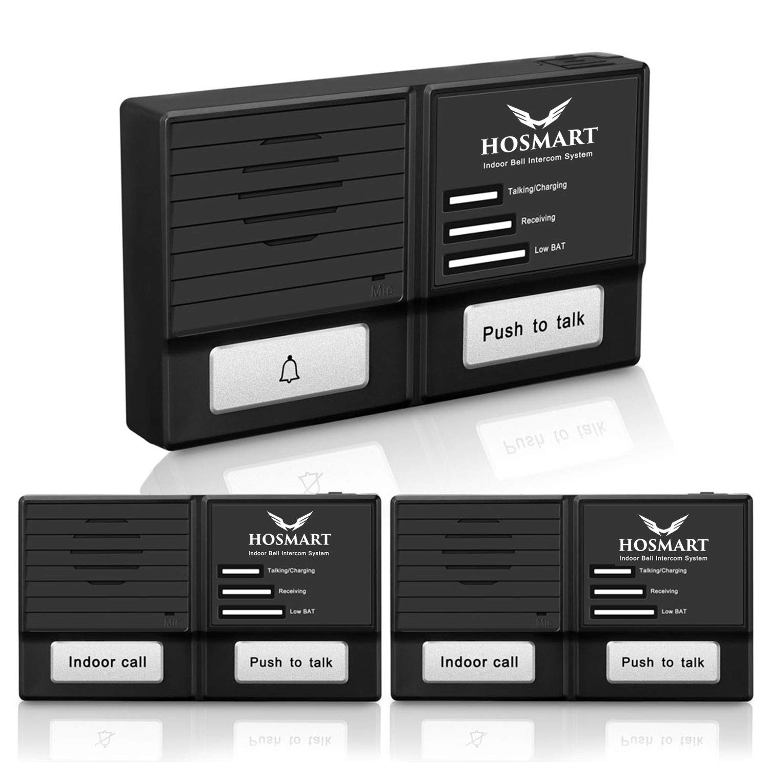 Hosmart 1500FT Wireless Doorbell system with 2 receivers