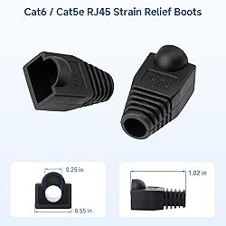 Cable Matters 200-Pack Cat6 / Cat5e RJ45 Strain