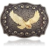 JAOYU Cowboy Belt Buckle for Men Women Ghost Skeleton Skull Western Longhorn Texas Rodeo Belt Buckle for Cowboy Cowgirls