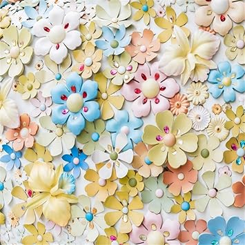 Amazon Com Ofila Artificial Fowers Backdrop 5x5ft Newborn Baby