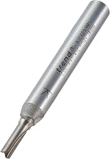 Trend CraftPro Straight Two Flute Router Cutter 1/4 Shank 3mm dia 9.5mm TC