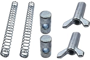 LAUUEXOP 2 Sets Rear Brake Adjuster Hardware Kit Adjusting Nut Compatible with Honda ATC125M ATC200M ATC200S FourTrax 300 Ran
