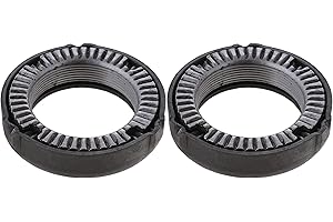PLATINUM PERFORMANCE PARTS Spicer Spindle Nuts Compatible with Ford F-250 12 Bolt Sterling Rear Axle - Both Sides