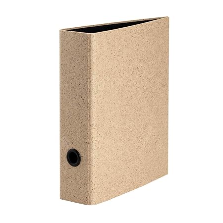 Rössler 13171382000 - Cacao - Ordner mit Hebelmechanik für DIN A4, 8, 5 cm Rückenbreite, aus Kakaopapier